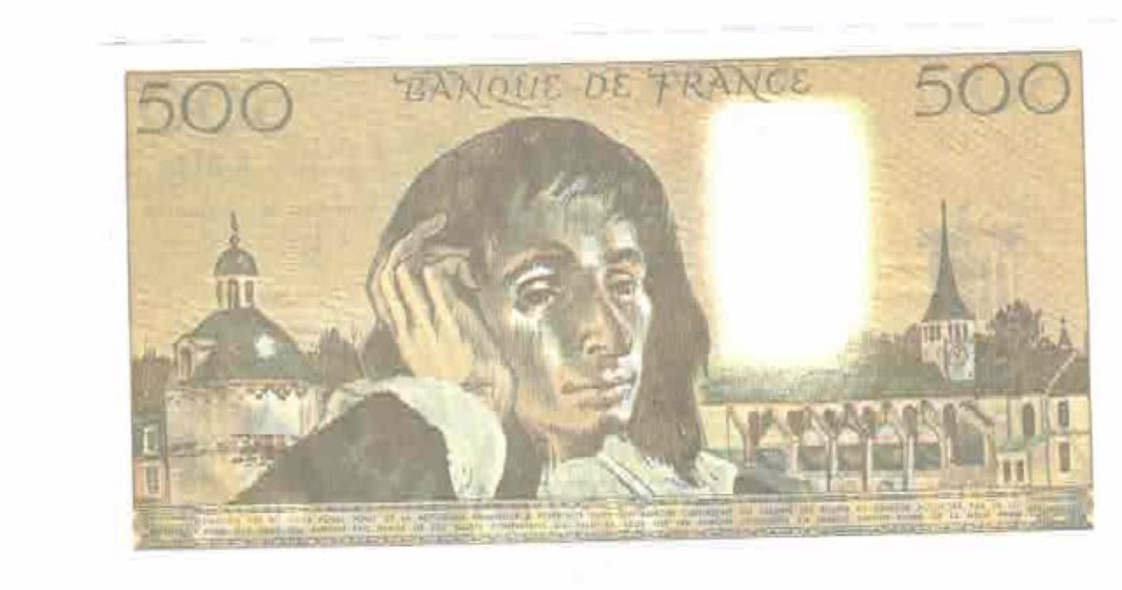 Billet 500 Francs Pascal 1988 SUP