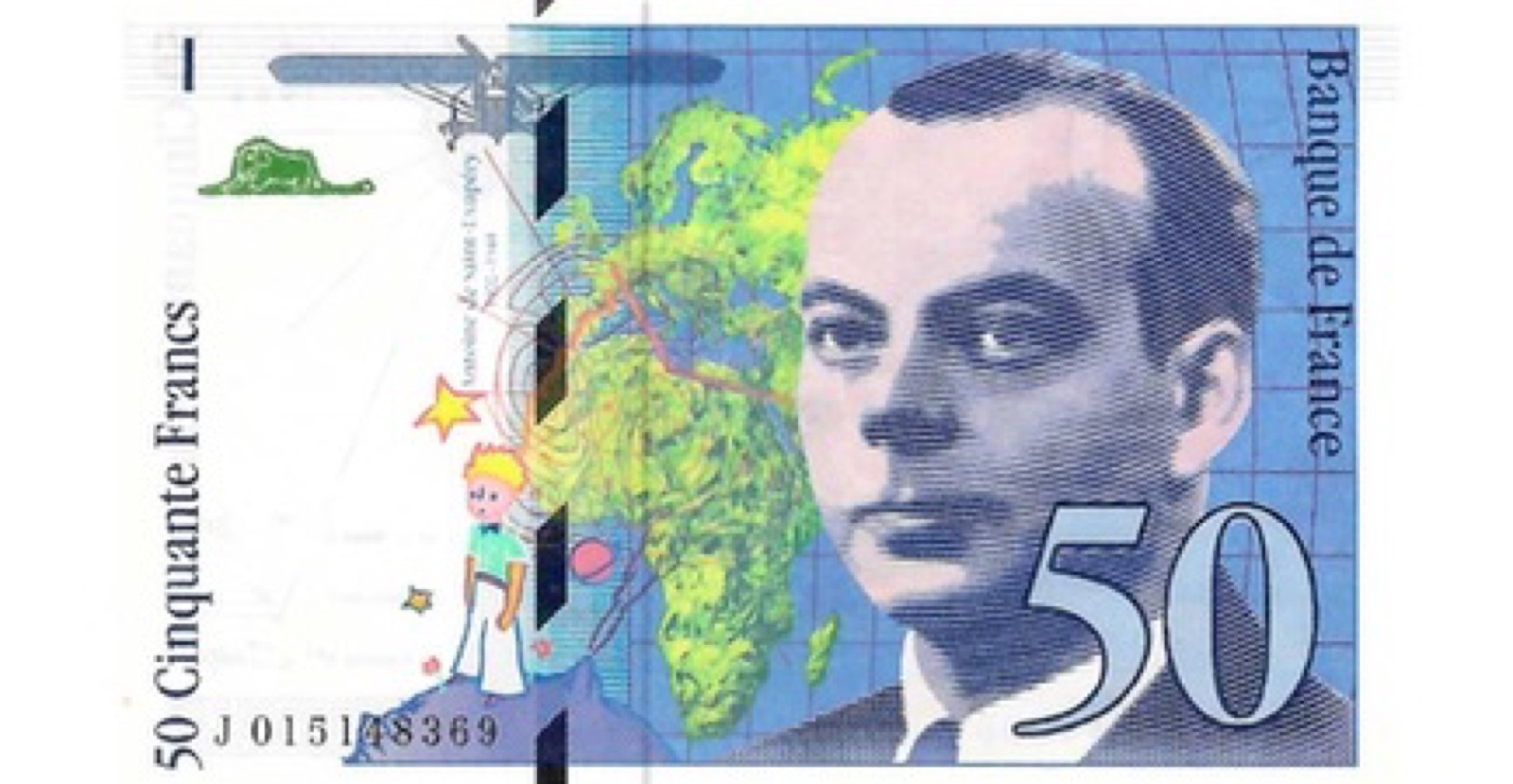 Billet 50 Francs Saint Exupéry 1994 TTB