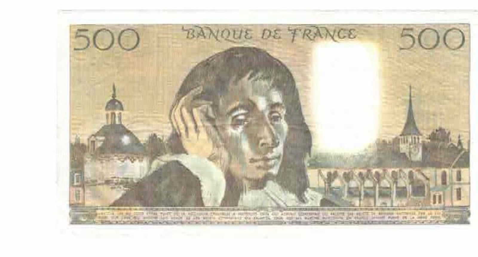 Billet 500 Francs Pascal 1983 TTB+