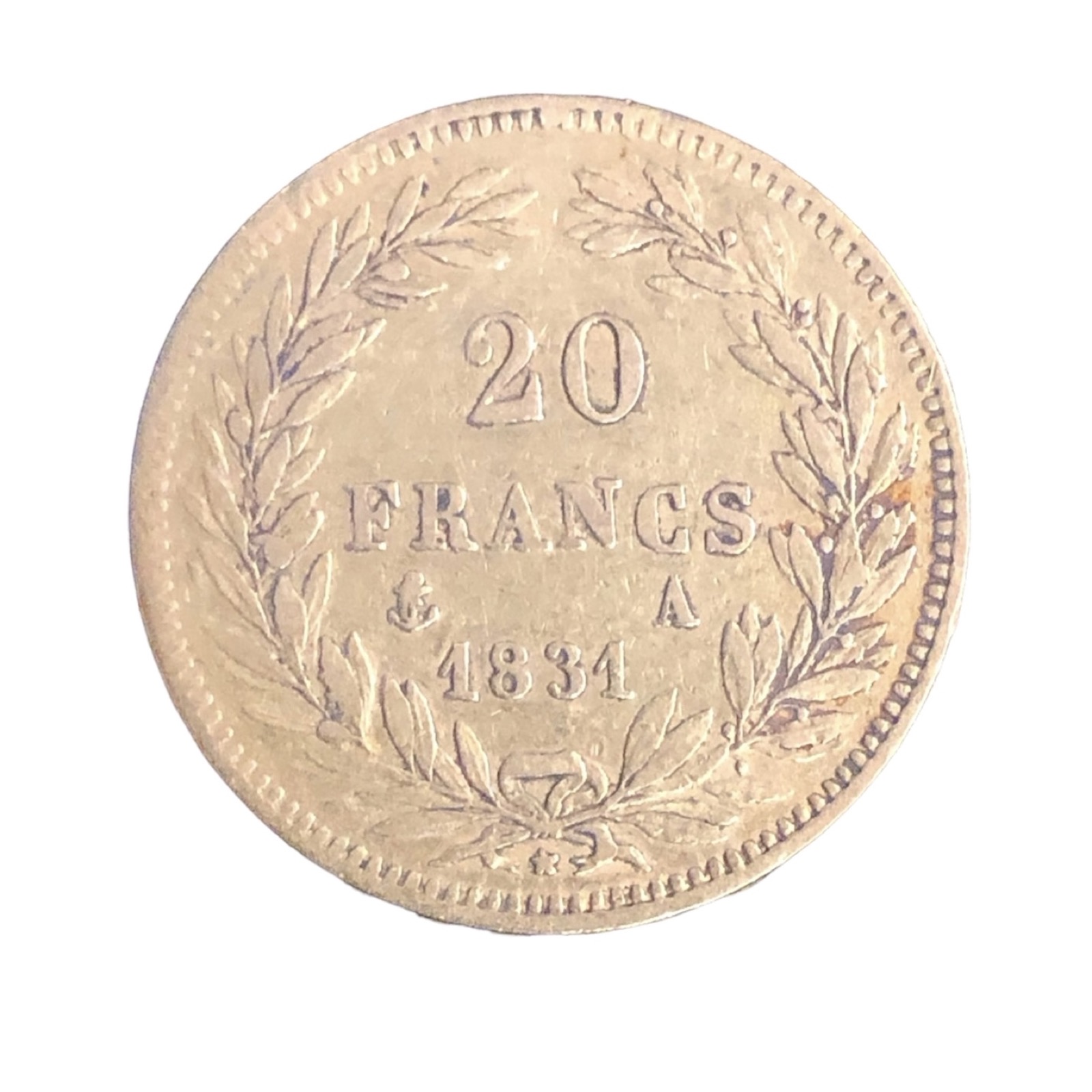 20 Francs Louis Philippe Ier 1831 A