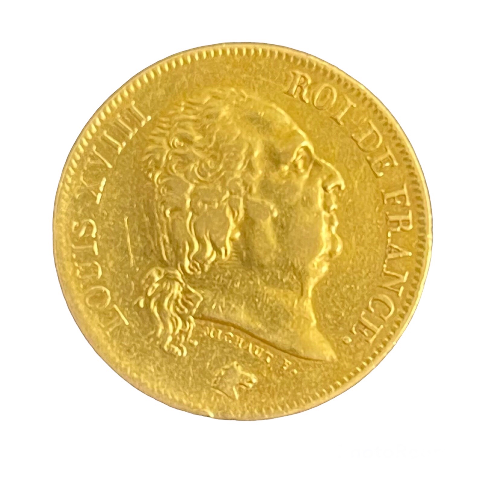 40 Francs Louis XVIII 1818 W état TTB