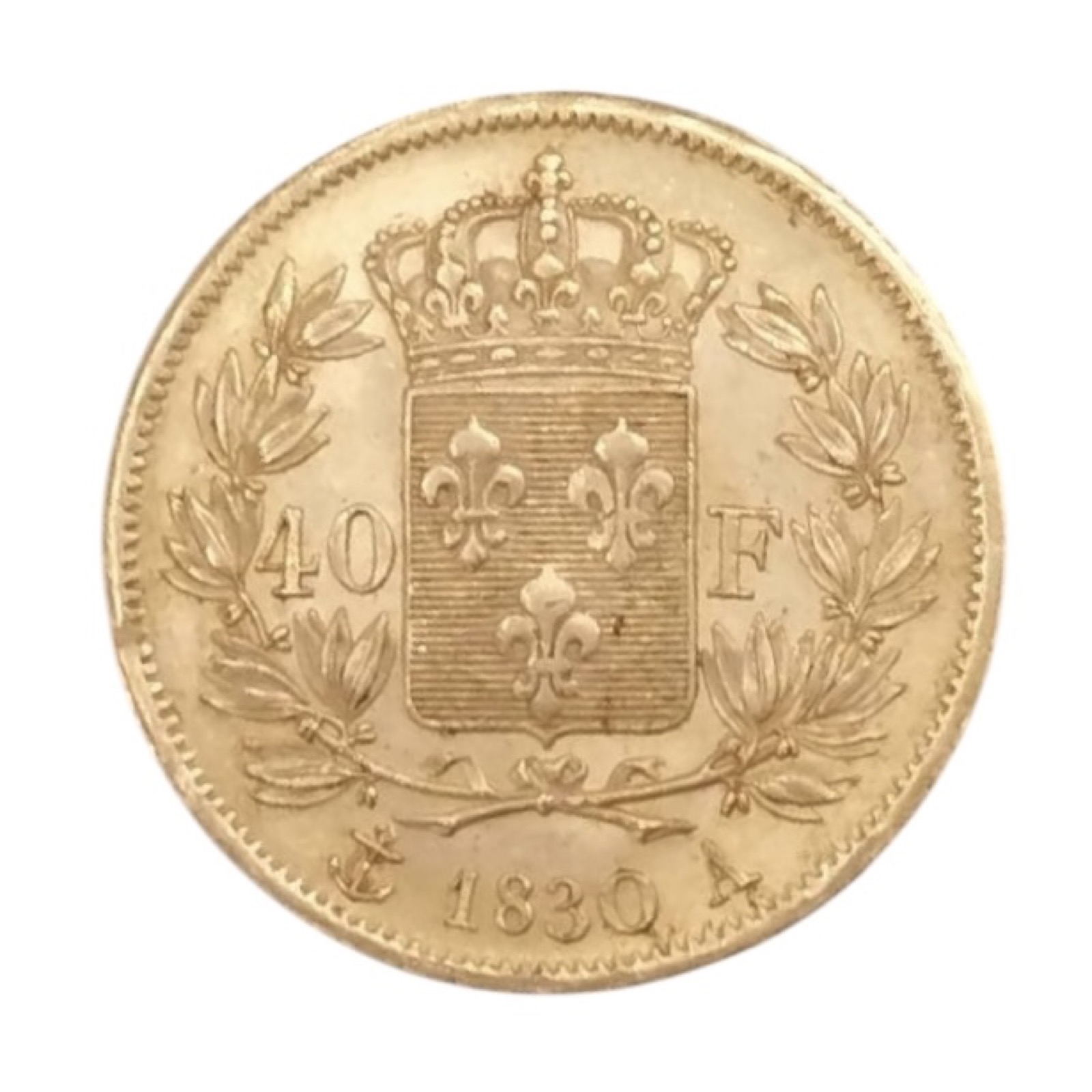 40 Francs Charles X 1830 A 