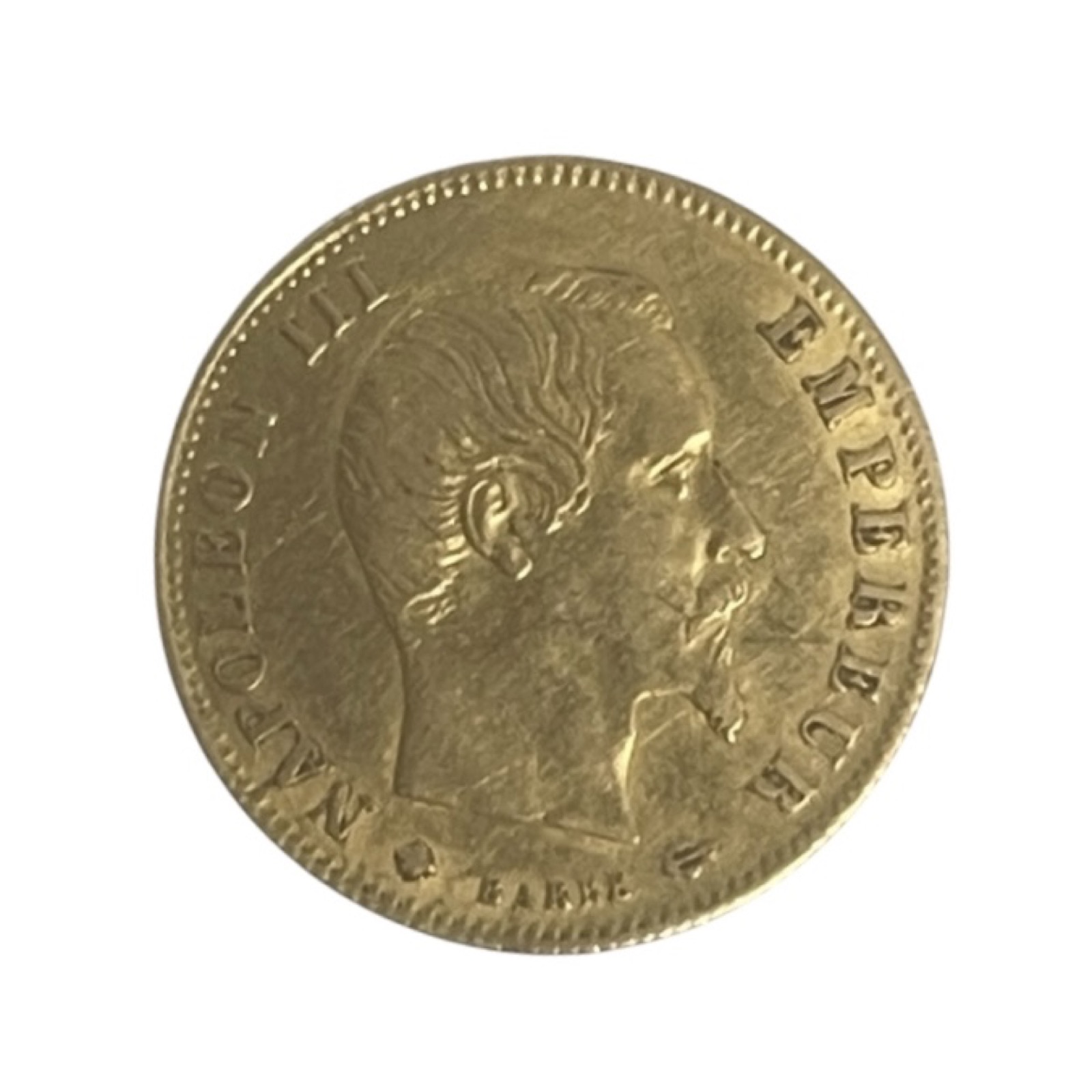 5 Francs Napoléon III Empereur 1860 atelier BB (Strasbourg)