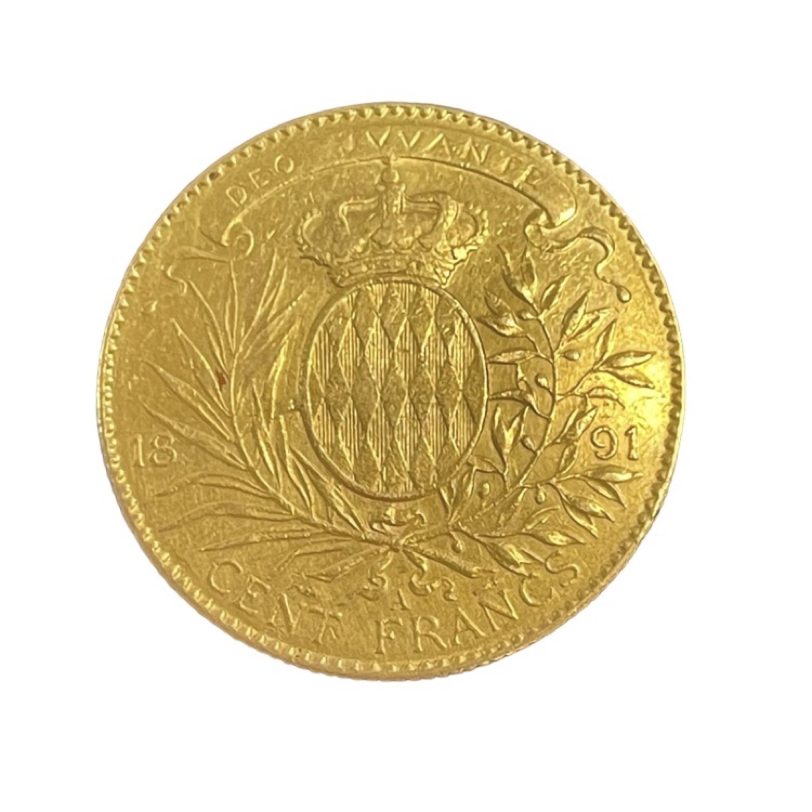 100 Francs Prince Albert de Monaco 1891