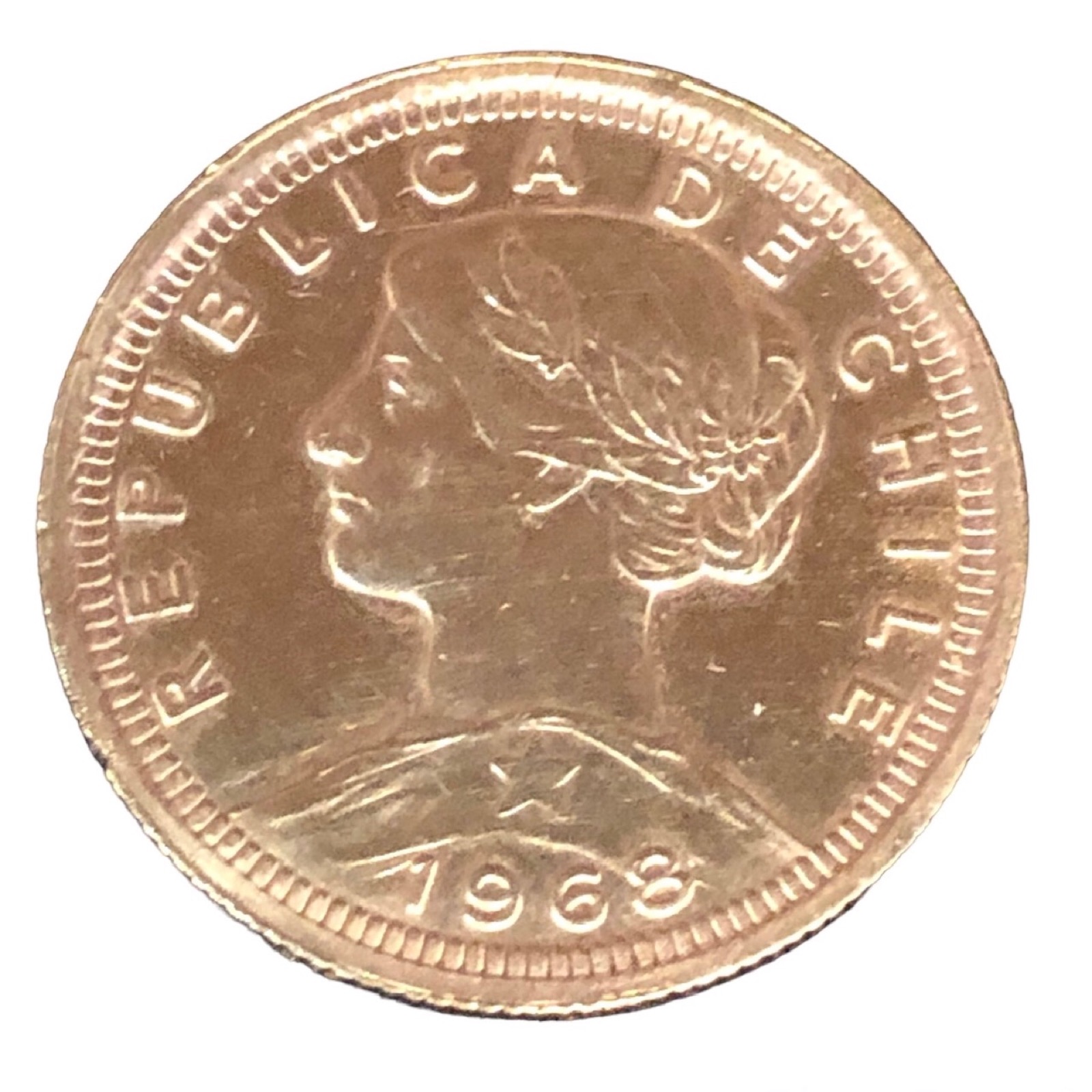 100 Pesos Chiliens / 10 Condores 1968