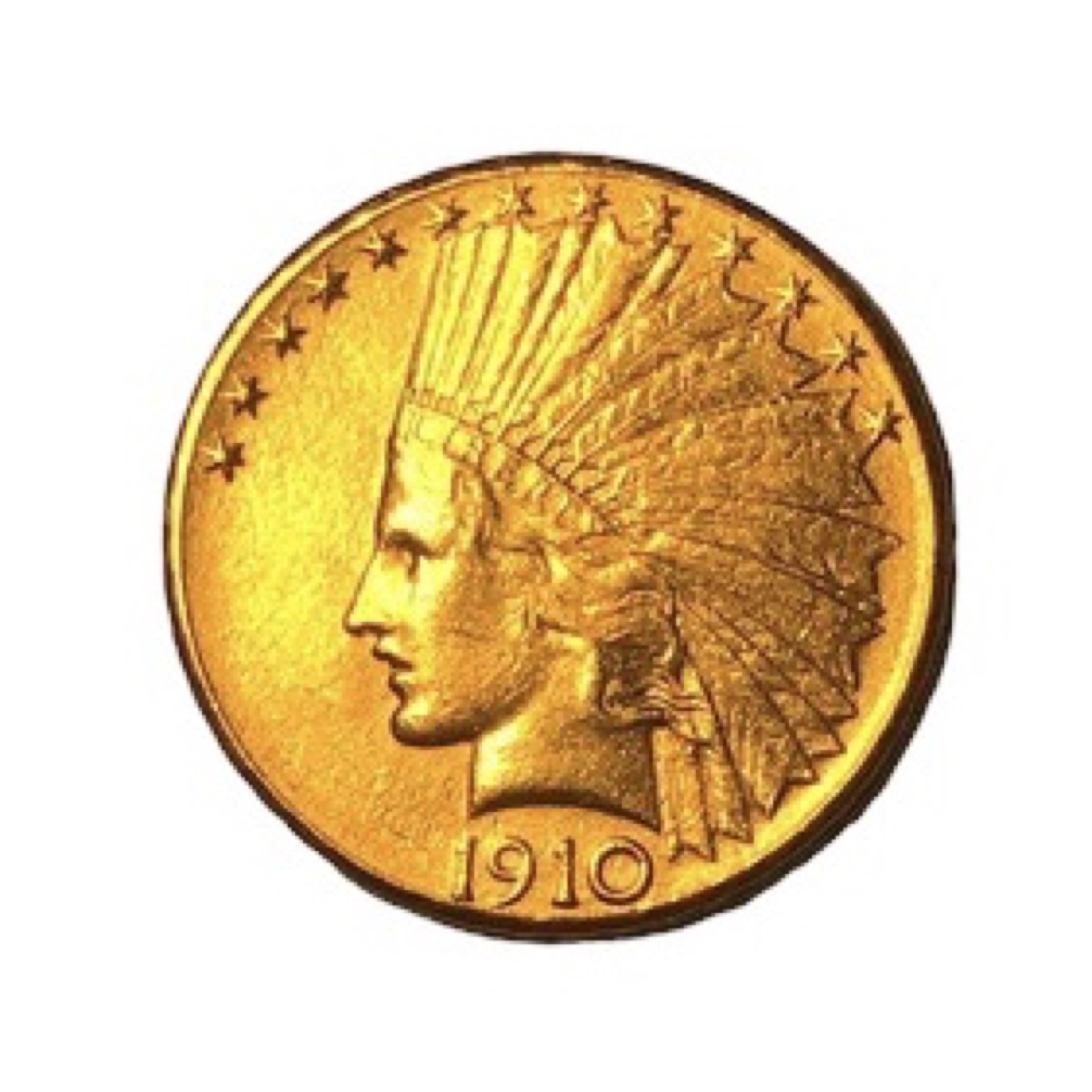 10 Dollars 1910  