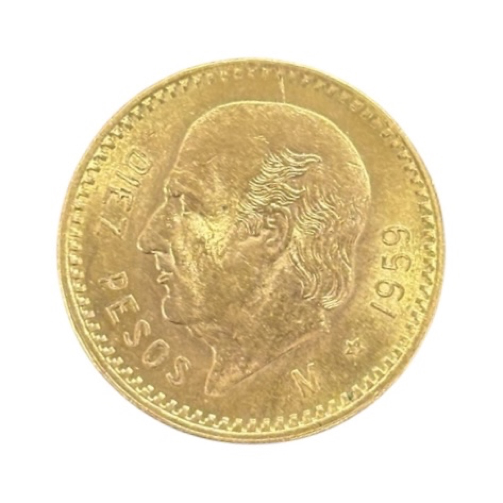 10 Pesos 1959 Miguel Hidalgo Mexique