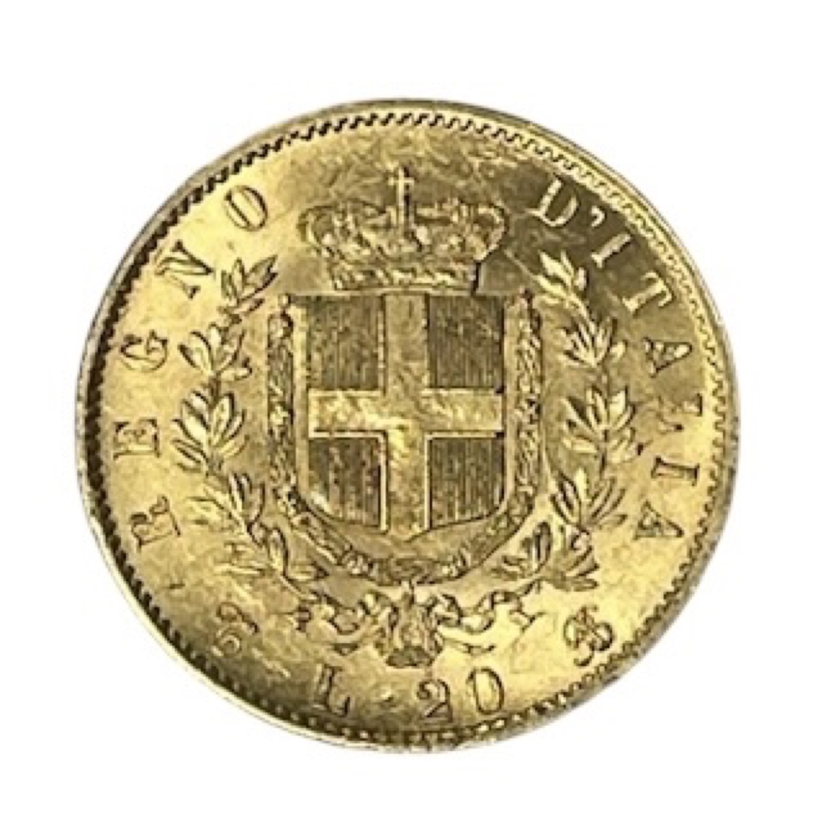 20 Lire Victor Emanuel II 1865