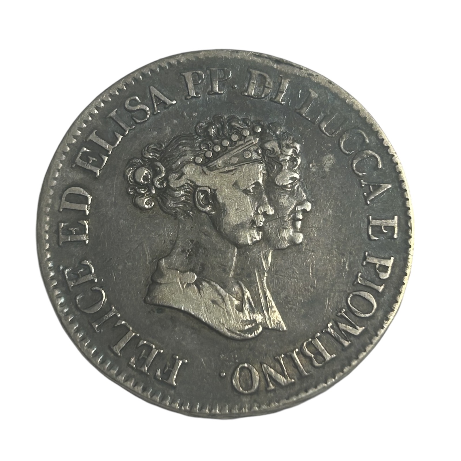 5 Francs Félix et Élisa Principauté de Lucques et Piombino 1805