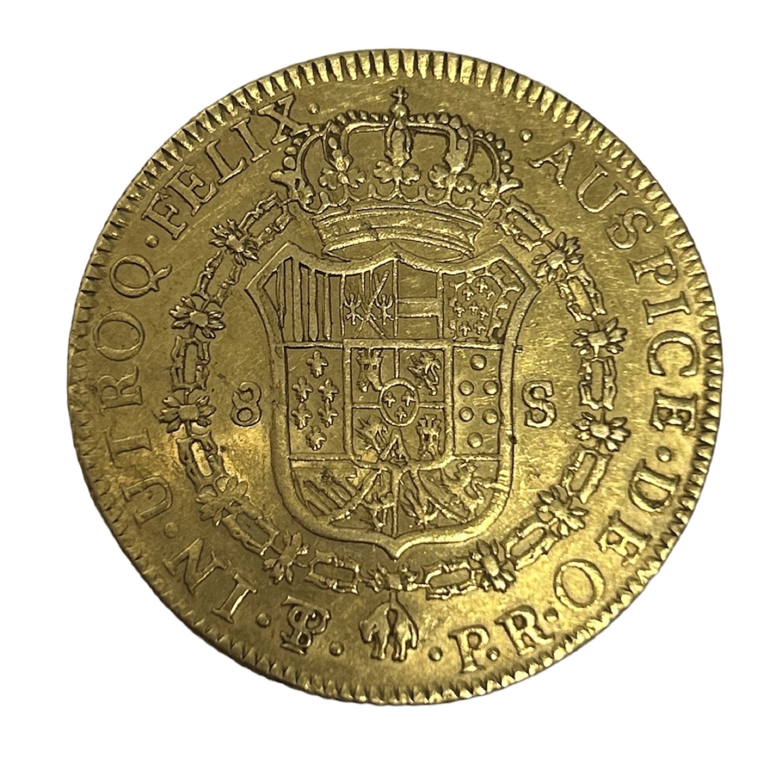8 Escudos Charles III 1780 Séville