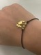 DO/Bracelet Dodo or avec pingouin et chameau