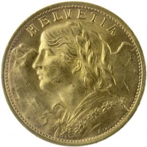 piece or helvetia