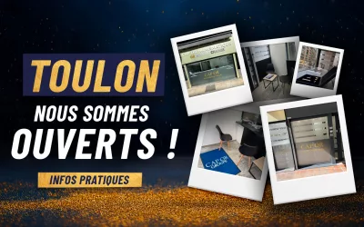 Nouvelle agence Cap Or Numismatique à Toulon : Nous sommes ouverts !