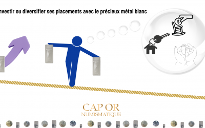 Investir ou diversifier ses placements avec le précieux métal blanc