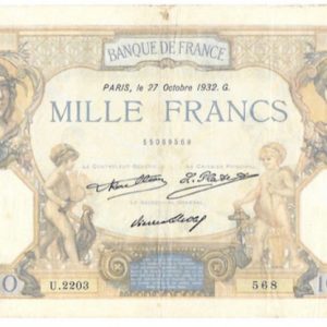 billet 1000 france