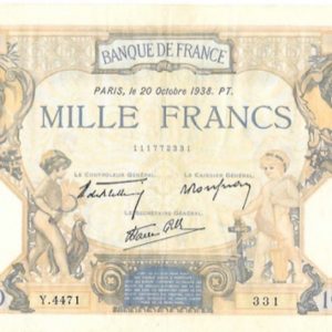 billet 1000 france