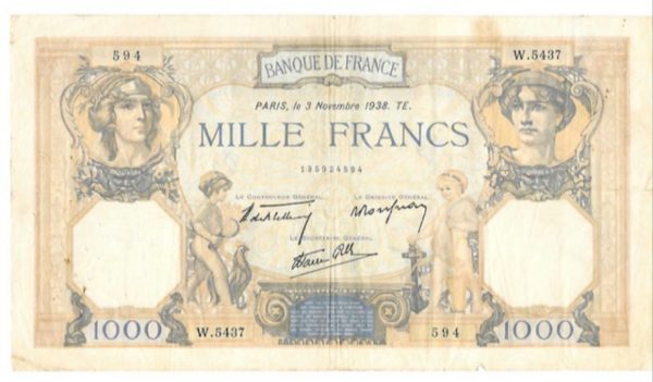 billet 1000 france