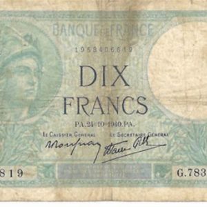 billet 10 france