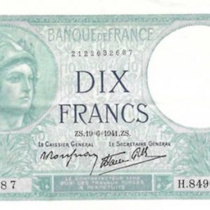 billet 10 france