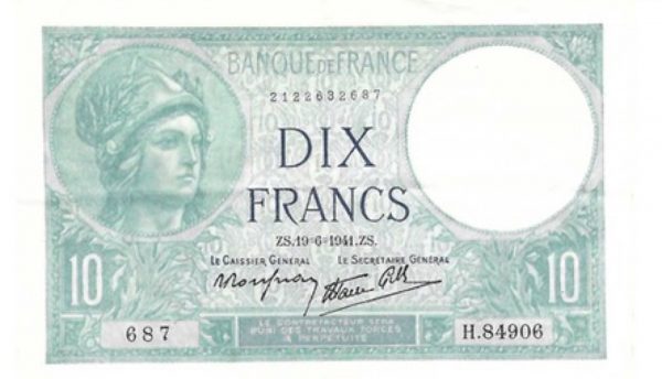 billet 10 france