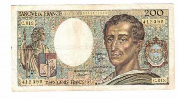 billet 200 france
