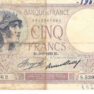 billet 5 france
