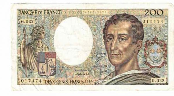 billet 200 france
