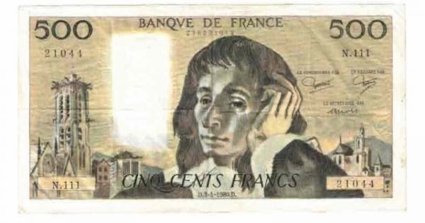 billet 500 france