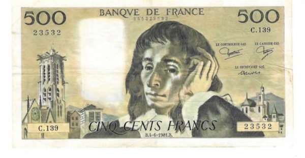 billet 500 france