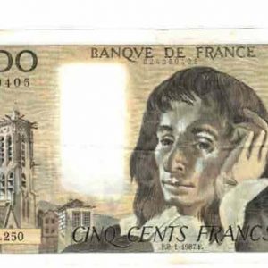 billet 500 france