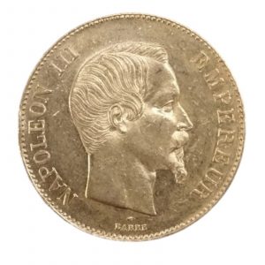 100 Francs Napoléon III "tête nue" 1858