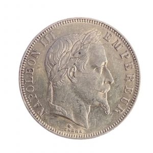 50 Francs or Napoléon III tête laurée 1862 atelier A