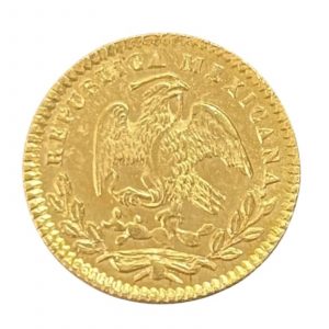 ½ Escudo 1858 Mexique