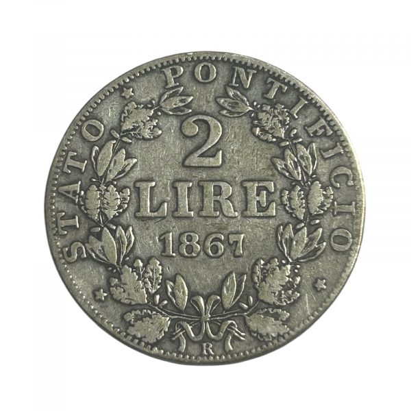 piece argent 2 lire