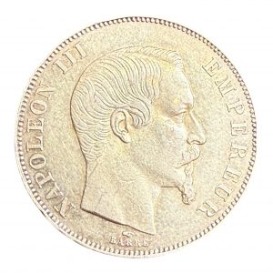 50 Francs Napoléon "tête nue" 1857 atelier A