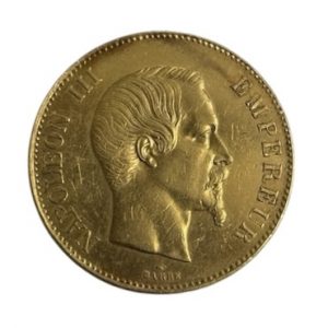 100 Francs Napoléon III Empereur «tête nue» 1858 atelier A
