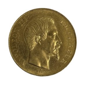 50 Francs Napoléon « tête nue » 1855 atelier A