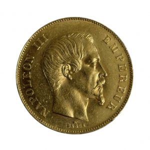 50 Francs Napoléon « tête nue » 1856 atelier A