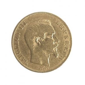 50 Francs Napoléon tête nue 1858 atelier BB