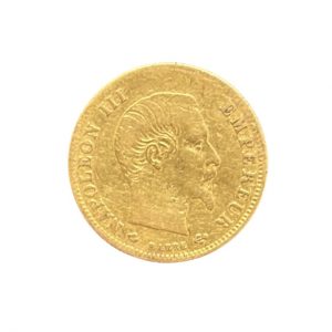 5 Francs Napoléon III "tête nue, grand module" 1859 atelier BB (Strasbourg)