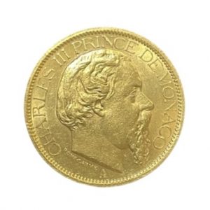 100 Francs Charles III Monaco 1882